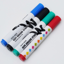 Whiteboard pen erasable large thick head blackboard pen children non-toxic ink teacher with water-based color red blue black white pen writing office stationery easy to wipe drawing pen large capacity 10 boxed