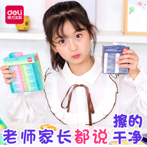 Deli eraser Primary school students wipe clean and not easy to leave marks Art sketch 4b elephant skin wipe creative cartoon cute Kindergarten childrens exam learning stationery rubber stamp novice set