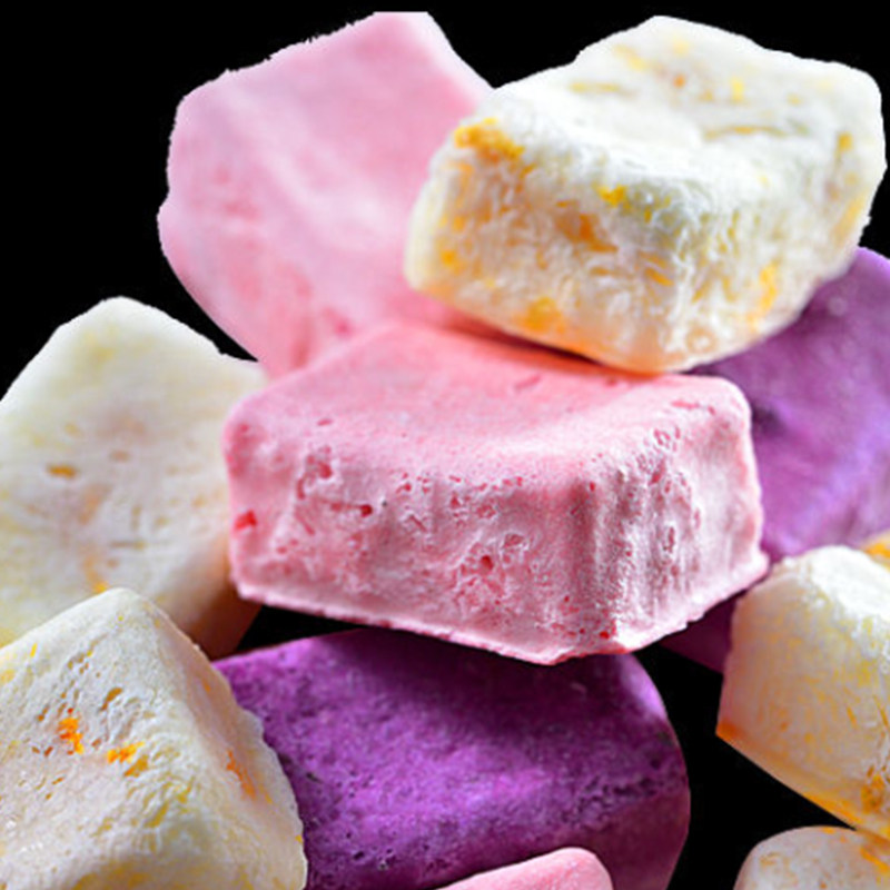 冻干酸奶块草莓水果酸奶果粒块干吃大包固体儿童零食早餐代餐饱