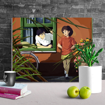 diy digital oil color painting adult decompression painting hand-painted painting filled watercolor living room decoration oil painting