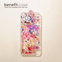 Benefit Japan-ROK cartoon cartoon and collage apply Apple 13promax mobile phone shell iphone12 soft mini