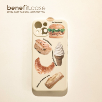 Benefit creative ins wind bread snacks apply Apple 13promax mobile phone shell small crowd iphone12