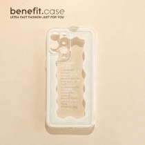Benefit Japan-ROK-ins grey wave applies Apple 13promax mobile phone shell iphone12 new mini transparent xsmax brief xr art 8p