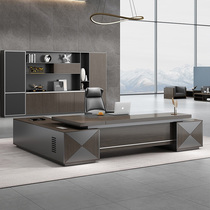 Boss Desk Minimalist Modern Manager President Table Luxury Single Large Class Table Chairs Combined Office Furniture