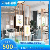 Glass screen Living room Entry into the house In the house Entrance Xuanguan Shelter Hotel Office Commercial Decoration Modern Minima Net Red Screen