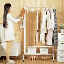Multi-functional home clothes hanger bedroom floor cloister holder Indoor containing object hanging hanger sub-balcony clotheshorse