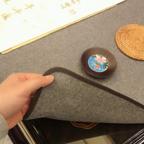 Thin calligraphy mat felt washing wool wool felt calligraphy and painting felt mat black sheep wool felt mat brush pad calligraphy felt mat cloth
