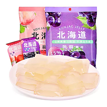 可啦哆蒟蒻果冻多口味布丁200g*2袋