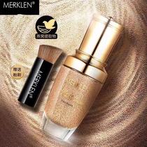 French Lancôme Bubble Foundation Liquid Light Qinying Water light concealer Long-lasting moisturizing brightening complexion BB cream Student