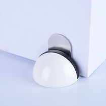 Punch-free door stopper anti-collision door stop artifact bedroom windproof stainless steel door suction strong magnetic door resistance door suction door stopper