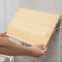 Folding layer plate support non-perforated wall shelf stainless steel triangle bracket bracket wall partition support wood board