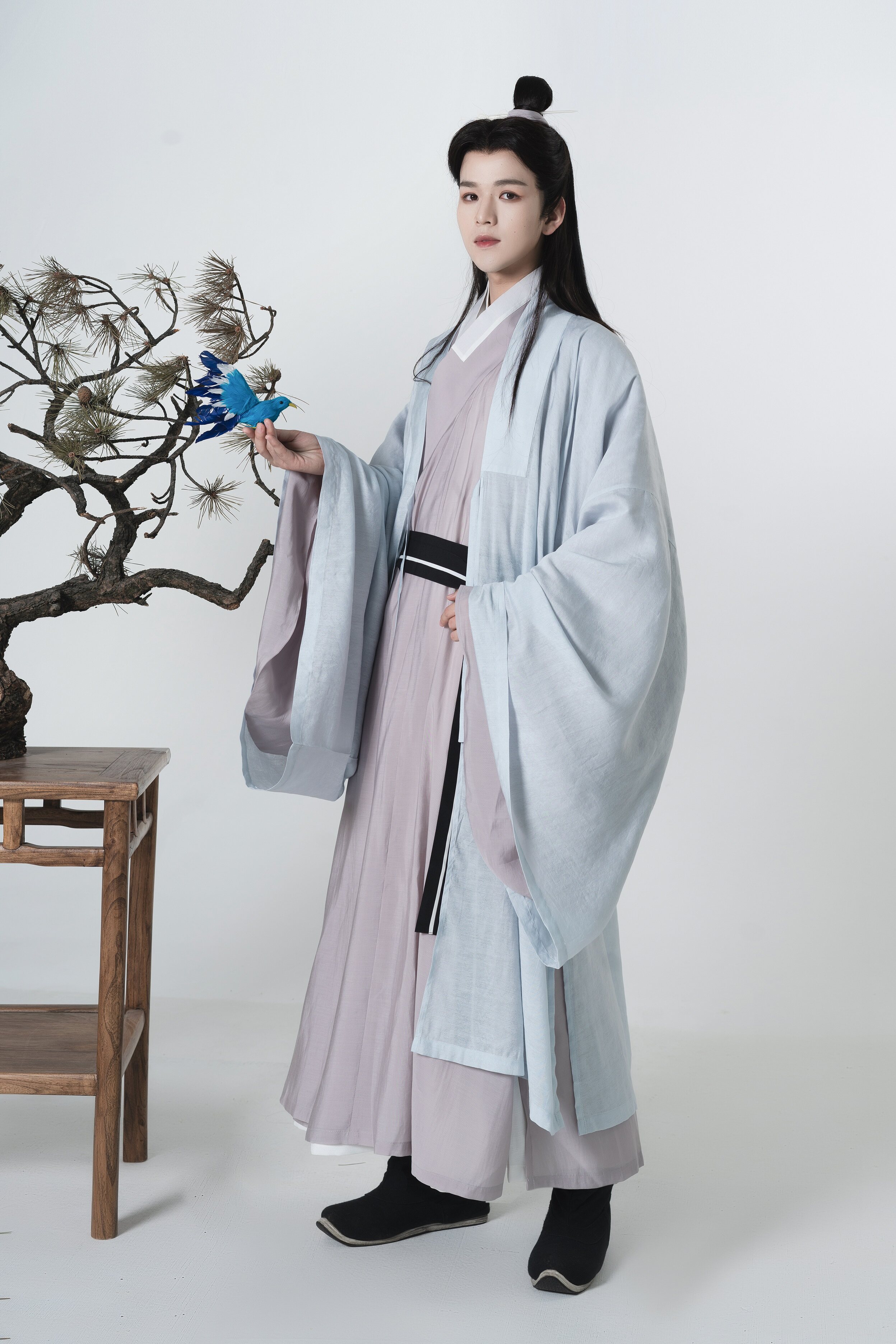 千山 明制直裰搭护道袍宋圆领袍原创汉服男女同款非古装