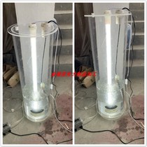 Transparent plexiglass algae incubator Acrylic light reactor Algae culture translucent tube processing customized