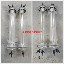 Transparent plexiglass ion exchange column Resin mixed bed chromatography column Acrylic ion exchange column customization