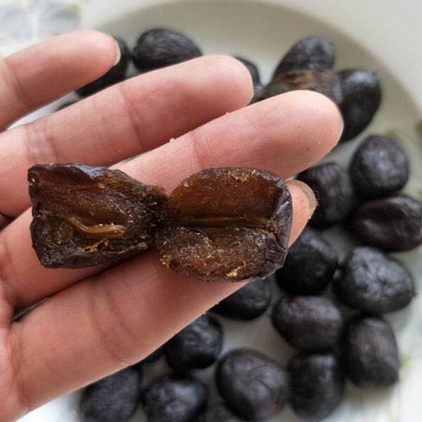 柿子黑枣黑软小黑枣子正宗无核500g柿饼