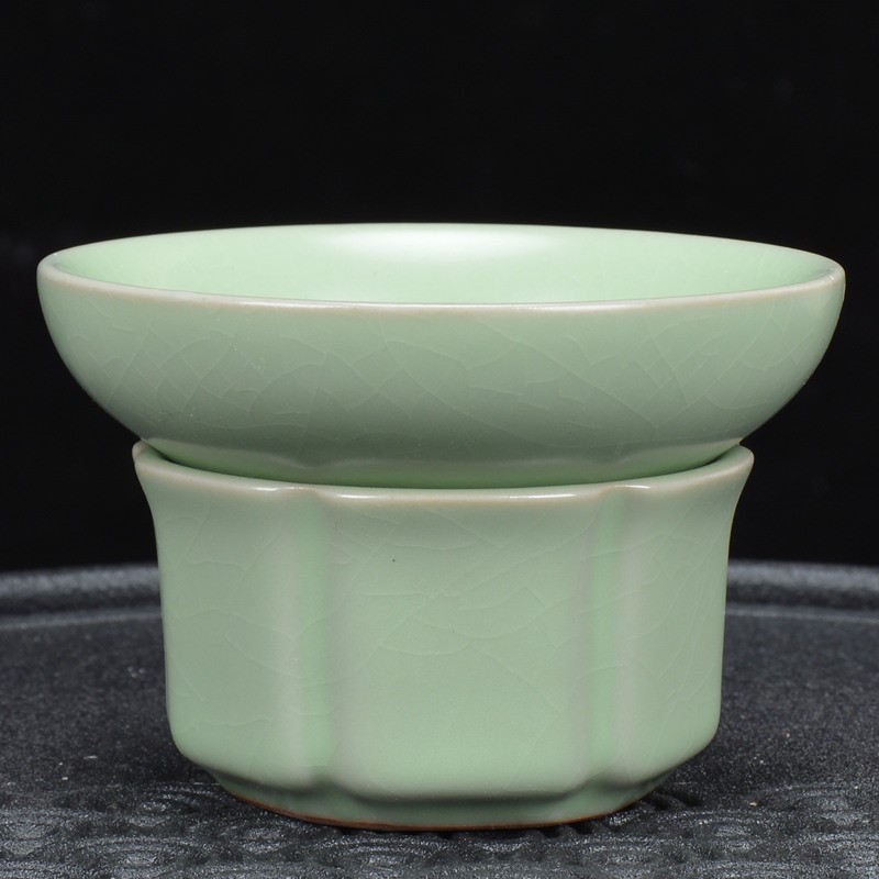 ) filter creative ceramic filter tea tea filters kung fu tea accessories white porcelain tea is good