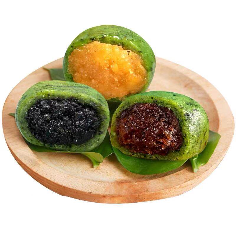 【大花轿】艾草糯米青团传统手工糕点