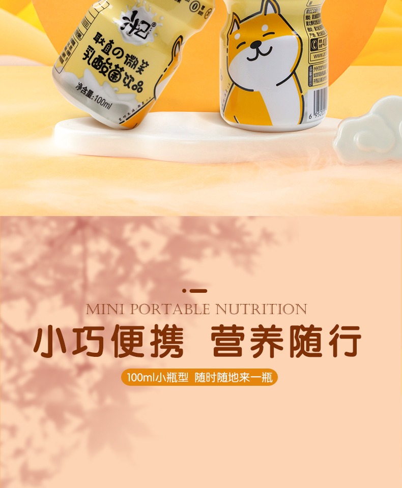 汁己乳酸菌牛奶饮品100ml*20瓶