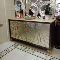 Jiyou home style light luxury home shoe cabinet modern simple villa entrance storage partition corridor storage Hall