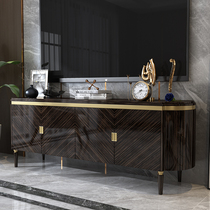 Jiyou home solid wood TV cabinet light luxury living room cabinet coffee table combination multifunctional living room combination furniture