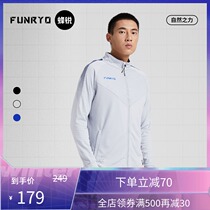 FUNRYO Bee Sharp Autumn Slim Sports Football Outdoor Warm Up Coat 1933303