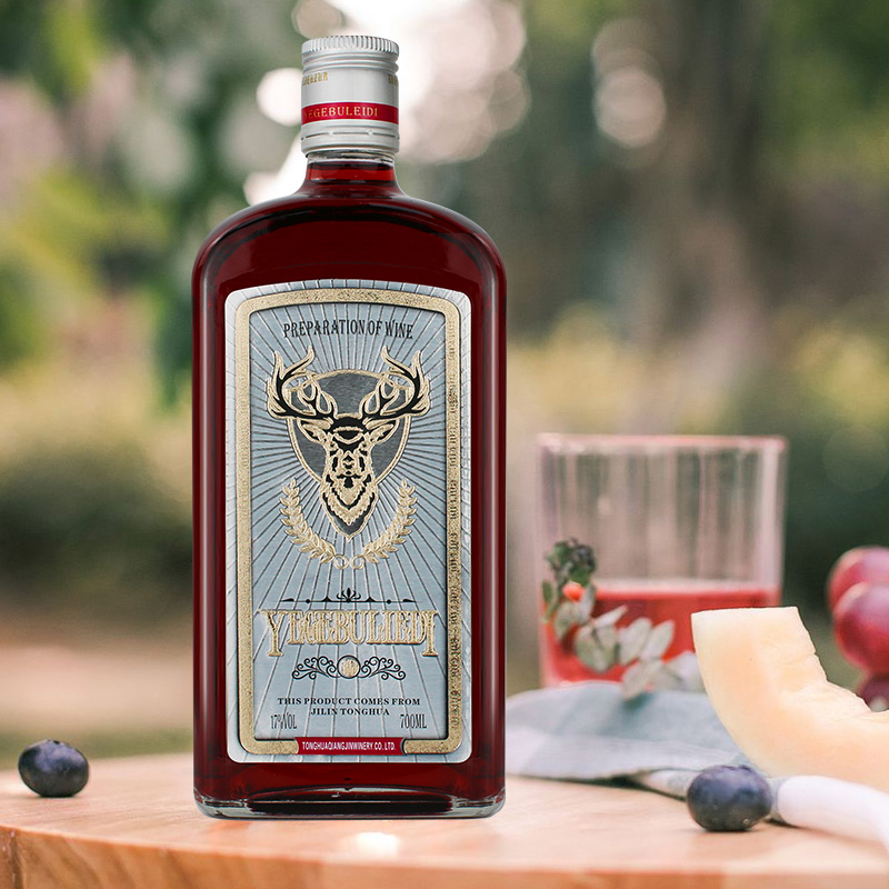 粉色野格布雷迪利口酒草莓奶油味果酒700ml力娇酒洋酒鹿头甜酒