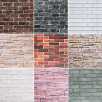 Wallpaper self - adhesive 3D stereo brick wall with waterproof and moisture retro sticker antique wallpaper background wallpaper