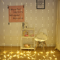 LED running water lights colorful lights flashing lights string lights starry waterfall lights curtain lights Icicle lights Christmas decoration lights