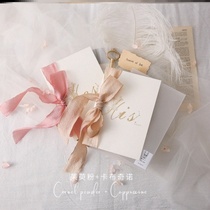 Blank velvet parents new best man texture high-grade wedding oath hand card speech oath card handwritten props