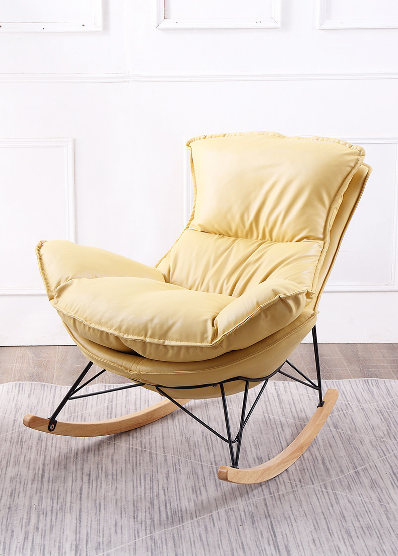 北欧网红摇椅躺椅大人阳台客厅懒人沙发轻奢蛋壳小户型家用摇摇椅