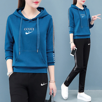 Official flagship store Official Flagship Store Casual Sportswear Suit Women Spring Autumn Season 2022 New long sleeves Two sets