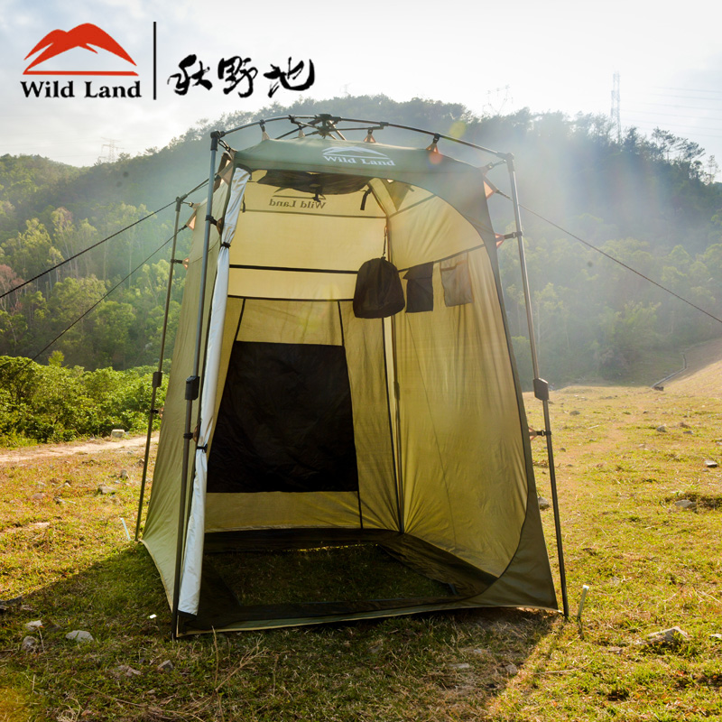 Autumn field innovation automatic speed opening single outdoor camping bath bath changing tent mobile toilet artifact tent