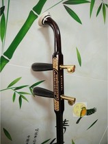 Erhu pole erhu accessories color wood erhu round flat pole flower drum drum rod with shaft instrument accessories