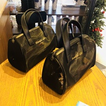 New Korean version of the trend mesh transparent easy to take large capacity toiletries storage travel hand in hand with portable cosmetic bag