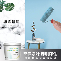 Interior wall latex paint Indoor household self-brush wall paint Color background wall repair Water-based design wall waterproof coating