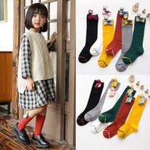 Girls socks cotton spring and autumn color socks 3 years old children stockings cute Super Cute Princess tide long tube w