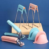 Anti-Burn Clip Fetch Bowl Fetch Tray Lift Tray kitchen Home Anti Slip Stainless Steel Steamed Vegetable Clip Casserole Dish Clamp Bowl