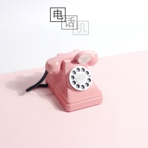 Simulation phone cute piggy bank Korean INS girl pink fairy room decoration ornaments shooting film