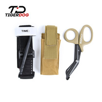 TigerDog Tactical emergency medical scissors storage bag Spinning tourniquet MOLLE attached bag Outdoor mountaineering