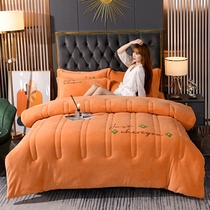 10 pounds thickened dong bei fleece blankets 8 pounds of cotton double warm core single autumn autumn and winter quilt