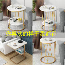 Small table Home Living room Modern minimalist headboard Table Easy Light Extravagant Creativity Small Round Table Nordic Balcony Small Tea Table
