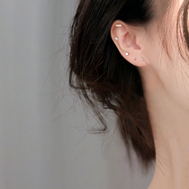 925 Source silver geometric asymmetric ear nails sleep without picking a minimal temperament student cold wind and small earbone nails