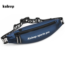 Sports running mobile phone pockets Men and women Chains Outdoor casual Fashion waterproof single shoulder inclined satchel bag small backpack