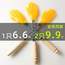 Clapping meridians Meridian Shooting of the Divine Instrumental Stick Clapping Board Stick Palm Buttoning Hand Sumpy Massage Hammer Hall Knock Back Hammer Massager