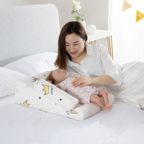 Anti-spitting milk slope mattress newborn breastfeeding baby bed breastfeeding baby anti-milk choking artifact