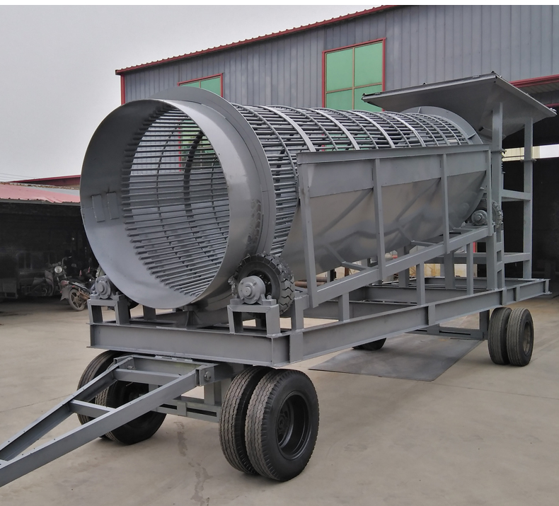 厂家供应双层滚筒砂石分离机 陈腐垃圾分拣设备 垃圾滚筒筛 无轴滚筒