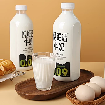 悦鲜活低温鲜奶950ml*3瓶[40元优惠券]-寻折猪