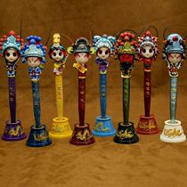 Send foreigners to study abroad Q souvenirs Sichuan opera decoration facial makeup pen Chinese style gifts to friends send children gifts