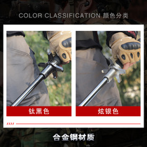 Self-defense products Legal stick Telescopic multi-function throwing stick Solid extended vehicle knife block stick hand guard driving weapon
