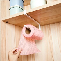 Kitchen creative paper holder refrigerator cling film storage rack non-perforated wall-mounted roll paper towel holder